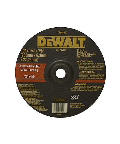 DISCO P/METAL DEWALT 4 1/2 PULG DW8424