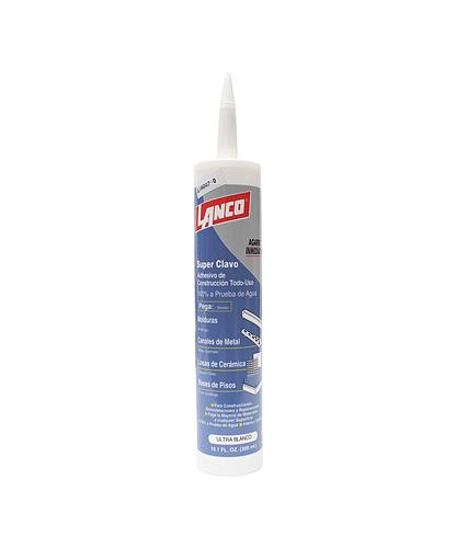 ADHESIVO P/CONSTRUCCION MULTIUSO SUPERNAIL  10 ONZ. LANCO
