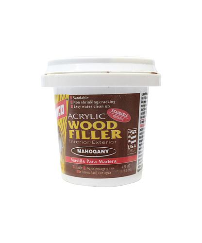 MASILLA ACRILICA P/MADERA COLOR CAOBA 4OZ. LANCO WF828-8