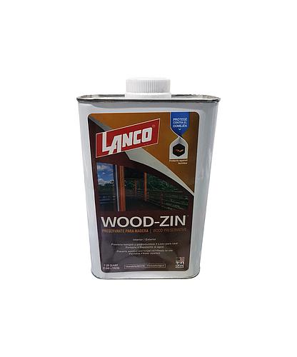 PRESERVANTE Y REPELENTE DE AGUA P/MADERA WOOD ZIN 1/4 LANCO