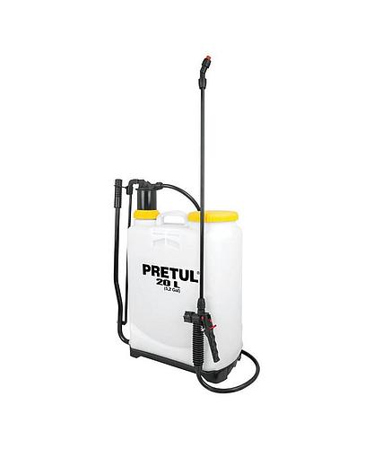 BOMBA P/FUMIGAR TIPO MOCHILA 20 LT. 44PSI TRUPER/PRETUL 24588