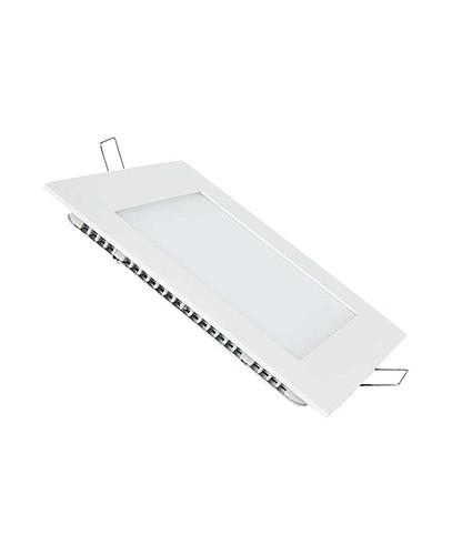 LAMPARA TECHO LED EMPOTRABLE CUADRARA 12 PULG 21W