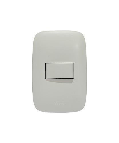 SWITCH SENCILLO INTEGRADO BLANCO DOMINO SENCIA BTICINO AP5100