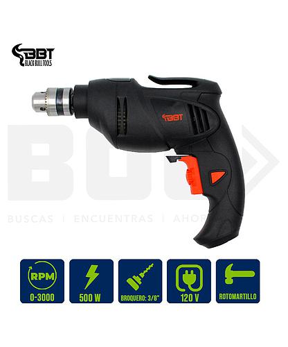 TALADRO REVER. ELECT. 3/8PLG. 500W 3000RPM BBT ED1004