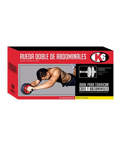 RUEDA ABDOMINAL K6 RUEDA DOBLE 67090