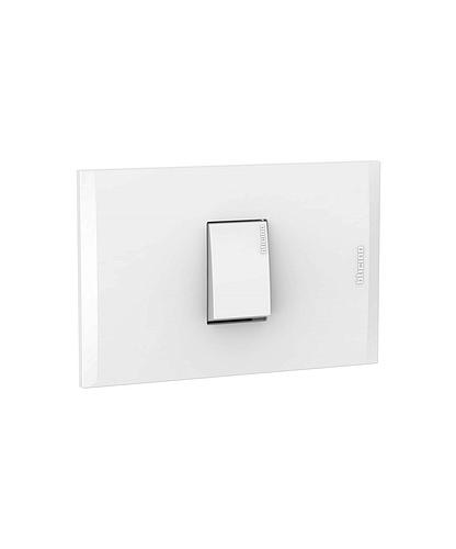 SWITCH SENCILLO CAMBIO INTEGRADO 3V. BLANCO NOBILE AF2101EB