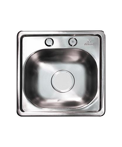 FREGADERO ACERO INOX 1 DEP 15X15X6 PULG A367-3838/P-11186