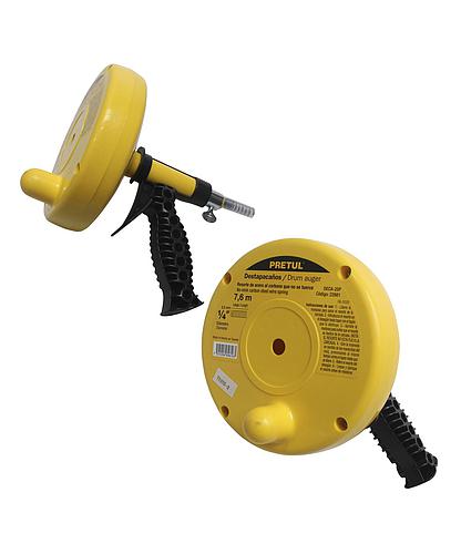 DESTUPIDOR CAÑERIAS CABLE ACERO T/PISTOLA 7.6 MTS. TRUPER/PRETUL 22881