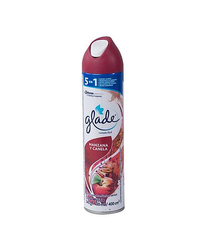 AROMATIZANTE GLADE MANZANA Y CANELA AEROSOL 400ML