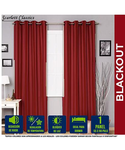 CORTINA P/SALA BLACKOUT AMANDA 55 X 90 FUCSIA NV-890