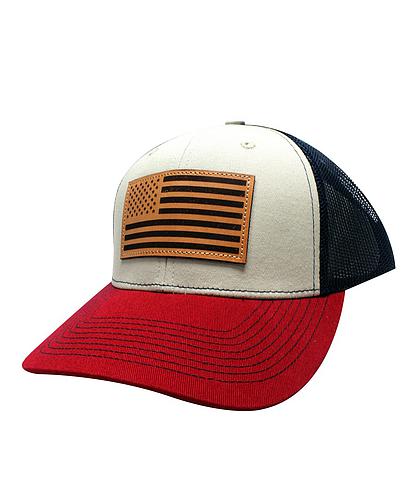 GORRA OUTDOOR USA LEATHER PATCH FLAG USA771-SNC