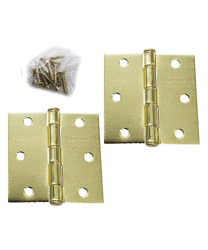 BISAGRA SOPRANO 3X3 LATON CON TORNILLO (PRS)