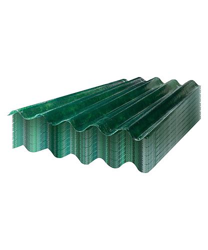 LAMINA PLAST CANAL DURALITA P7 CAL. 100 VERDE 6 PIES