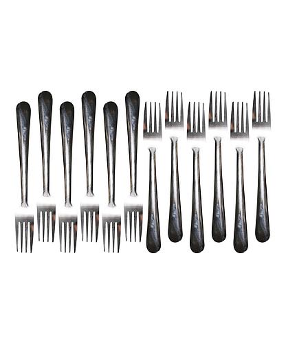 SET TENEDOR METAL 12 PZS BFK-90