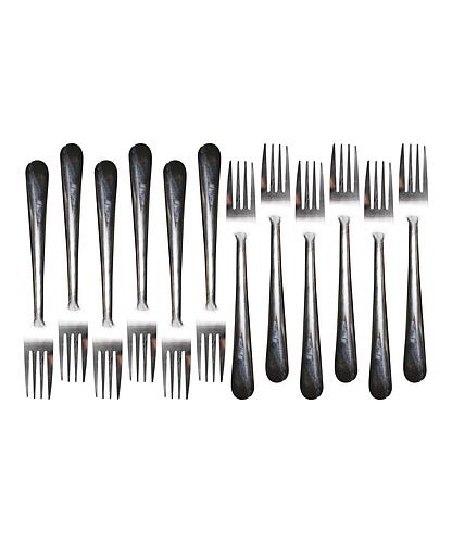 SET TENEDOR METAL 12 PZS BFK-90