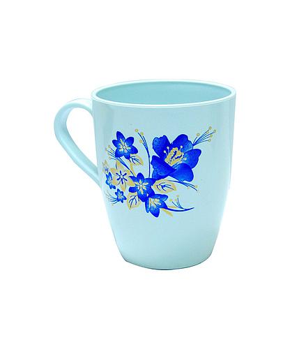 TAZA PLASTICA FLORES JA-085D