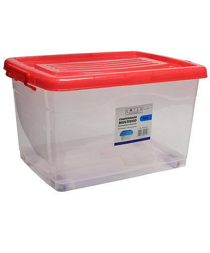 CONTENEDOR PLASTICO MULTIUSOS 50L 50L-BOX-MIX (DESC)