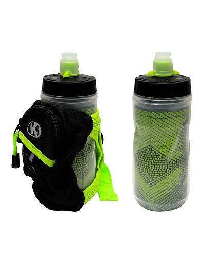 BOTELLA CON BOLSO MANO CORRER 12 OZ VERDE 67926 (NC)