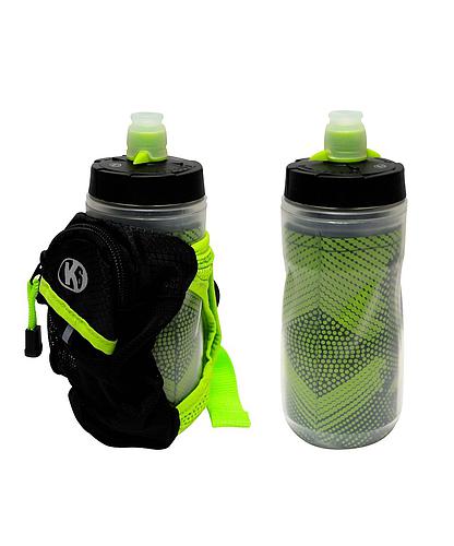 BOTELLA CON BOLSO MANO CORRER 12 OZ VERDE 67926