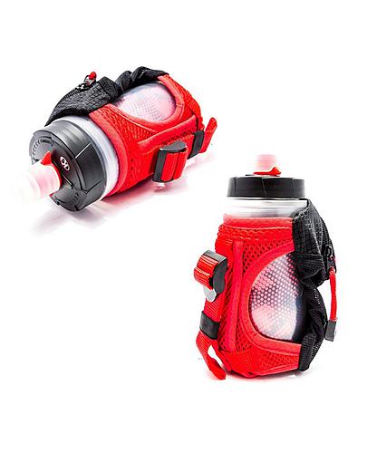 BOTELLA CON BOLSO MANO CORRER 12 OZ ROJO 67927 (NC)