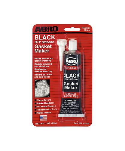 SILICON P/HACER EMPAQUES A/TEMP. (NEGRO) 12-AB 3OZ. ABRO