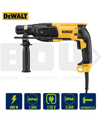 ROTOMARTILLO 1PLG.VEL. VAR. 2.6J 800W DEWALT D25133K-B3/D25134K-B3