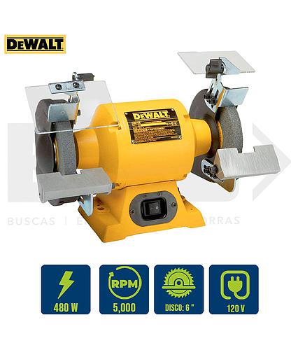 ESMERIL DE BANCO 6PLG.-8PLG. 5/8HP 480W DEWALT DW756