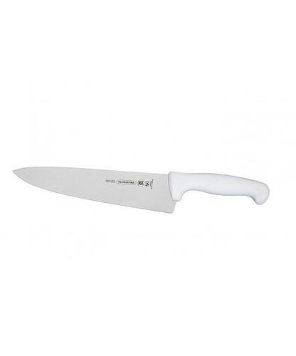 CUCHILLO CARNICERO 10 PULG. ACERO INOX. MANGO BLANCO TRAMONTINA 24621/080