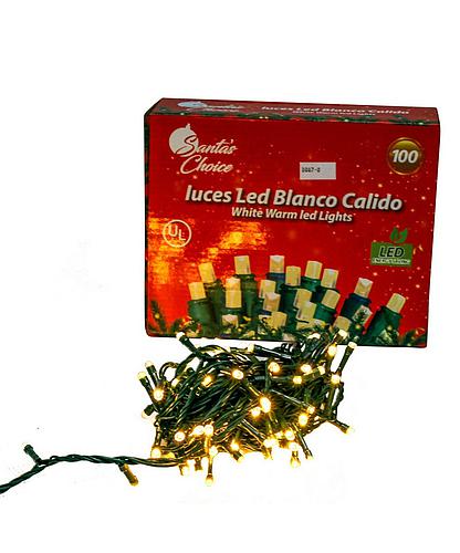 GUIA NAVIDEÑAS LED AMARILLA 100L-SC-BC-1