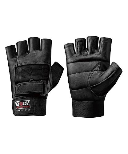 GUANTES P/PESAS CUERO-SPANDEX SOL-BW86-BK-L (NC) (PAR)