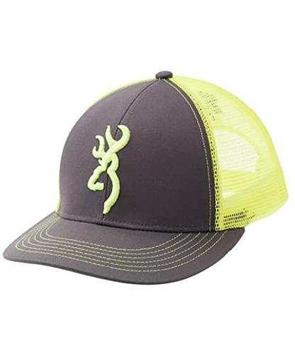 GORRA BROWNING CHARCOAL/NEON GREEN 308177541