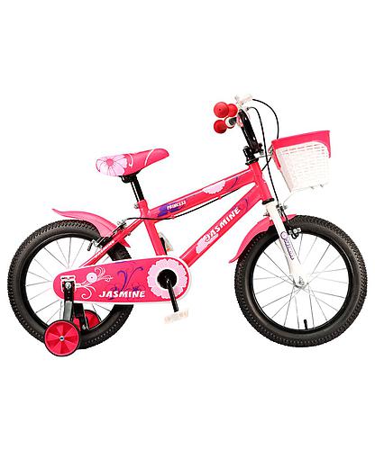 BICICLETA NIÑA JASMINE RIN 16 ROSA C/CANASTA JAS-16140