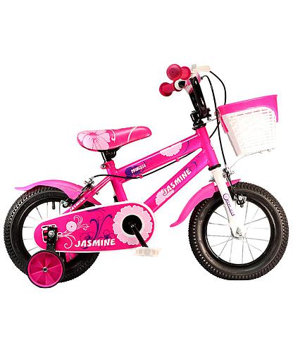 BICICLETA NIÑAS JASMINE RIN 12 ROSA C/CANASTA JAS-EV12123