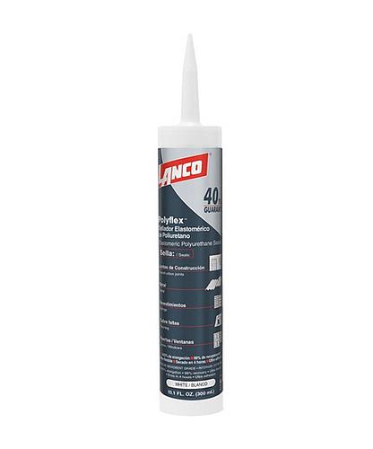 SELLADOR POLIURETANO POLYFLEX BLANCO 10 ONZ. LANCO