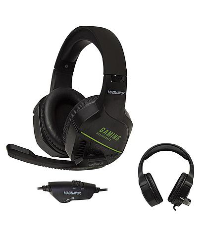 AUDIFONOS T/DIADEMA GAMING C/MICROFONO NEGRO MAGNAVOX MGA4112-M0