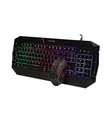 COMBO TECLADO + MOUSE GAMING C/LUCES LED MAGNAVOX MGA3209-M0