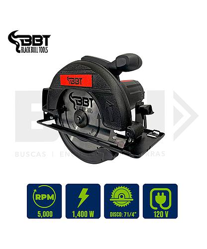 SIERRA CIRCULAR  7 1/4 PULG 1400W BBT KMS01-185