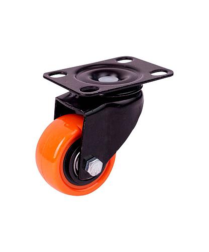 RUEDA NARANJA INDUST. GIRAT. S/FRENO 2 SB-649/RB-3316-2 NARANJA