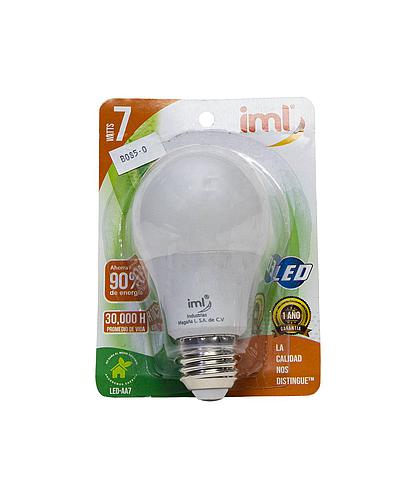 BOMBILLO LED 7W E27 LUZ BLANCA IML LED-AA7