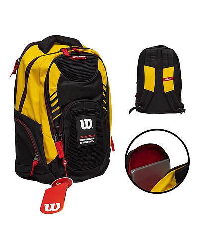 MOCHILA WILSON ORINOCO AMARILLO/NEGRO 65.010606YE