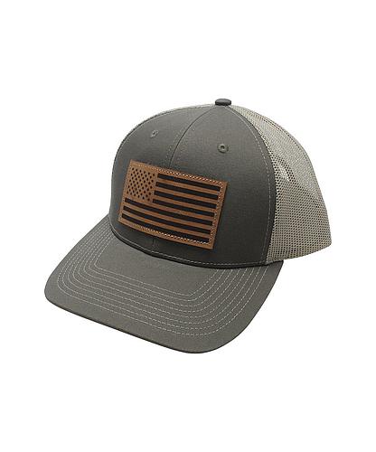 GORRA OUTDOOR AMERICA FLAG LEATHER USA771CAMO-KHB