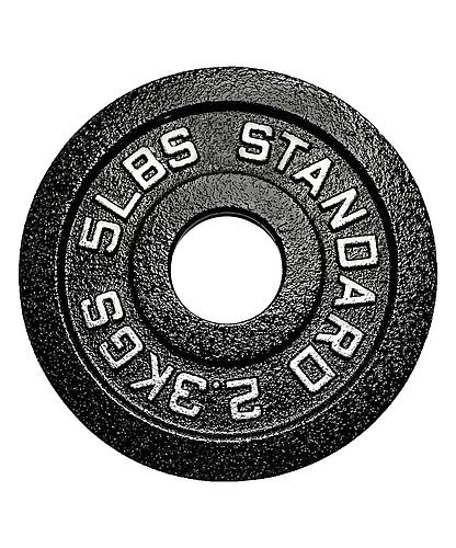 DISCO OLYMPIC BARBELL STANDARD 5LBS (UNIDAD