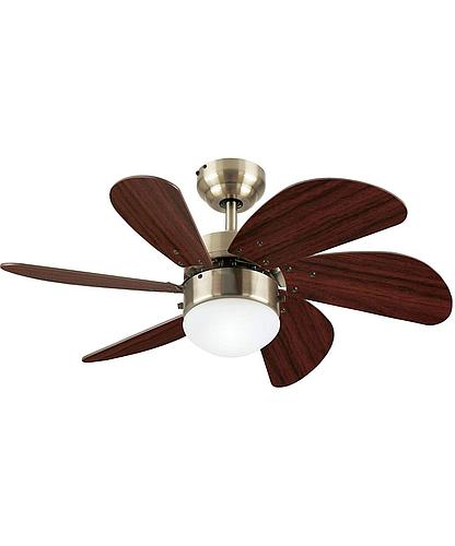 VENTILADOR RLV47 SKY MADERA OSCURA 30PULG