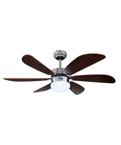 VENTILADOR RLV54 SKY MADERA OSCURA 42PULG