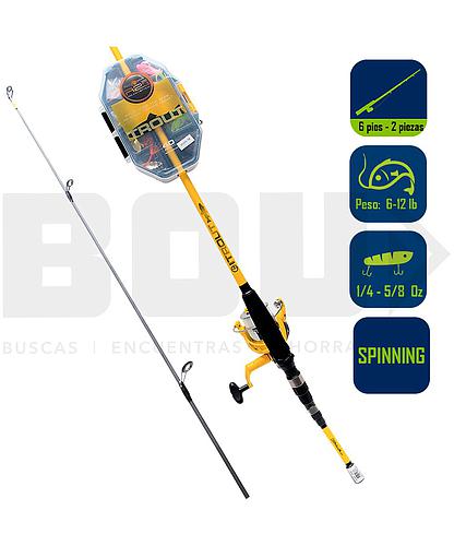 CAÑA PESCA C/CARRETE SPINNING R2FISH TROUT R2F4-TR/MS