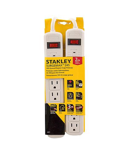 EXTENSION 6 SALIDAS STANLEY VALUE 2PACK BLANCA 33211