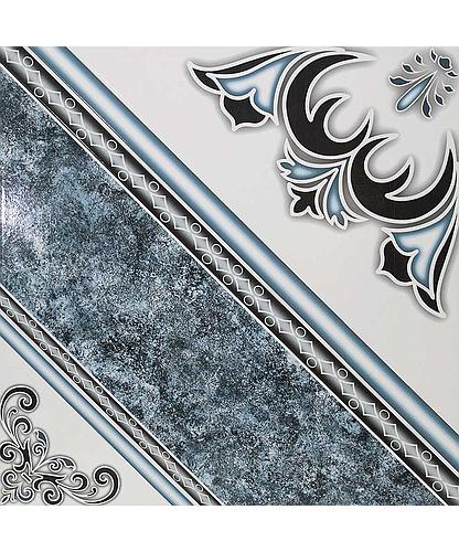 CERAMICA INCEFRA GEOMETRICO AZUL 45X45CM  PD35710 MT2
