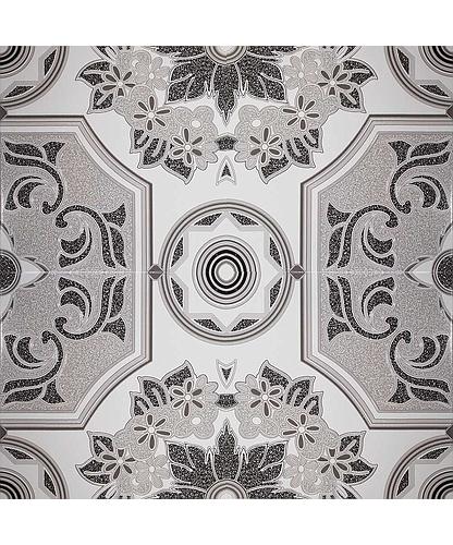 CERAMICA INCEFRA GEOMETRICO NEGRO-BLANCO 45X45CM  PD35730 MT2