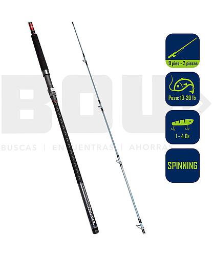 CAÑA PESCA SPINNING SURF TEAM DAIWA 9PIES TDSF902MFS