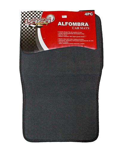 ALFOMBRA TELA 4 PZS GRIS 2009-G